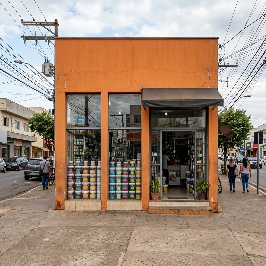 Fachada Loja Industrial — Contagem